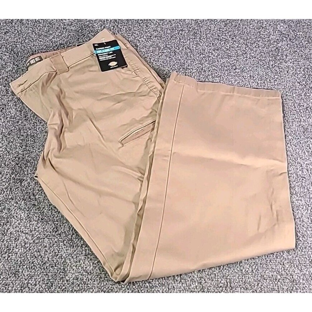 Dickies Women’s Cargo Pants, Mid Rise Relaxed Fit Straight Leg Work Pants Sz 18R